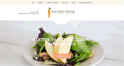 Desktop Screenshot of annetaylorcatering.com